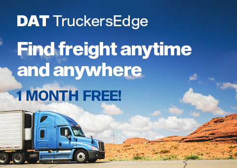 DAT TRUCKERSEDGE provides carriers access to the trusted DAT® Network.